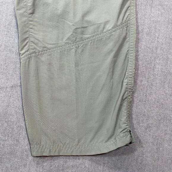 Columbia Womens Sage Green Cargo Pants Size 14 Lightweight Nylon Outdoor Hiking - Picture 7 of 15